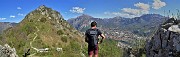 32 Dal Secondo  Corno (791 m) bella vista su Monte Barro (Terzo corno e vetta) , Lecco, Grignetta e Resegone
